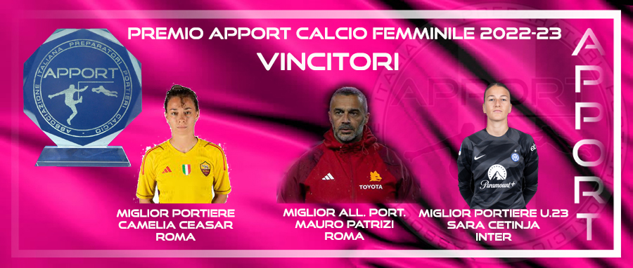 Premio APPORT 2023 calcio femminile 